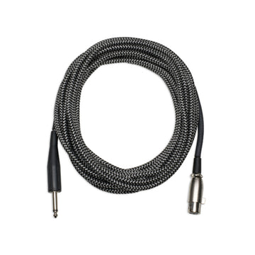 Microphone Xlr Female to to Xlr Male, Low Z Cable 25'