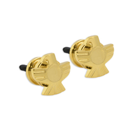 Artist strap button eagle gold