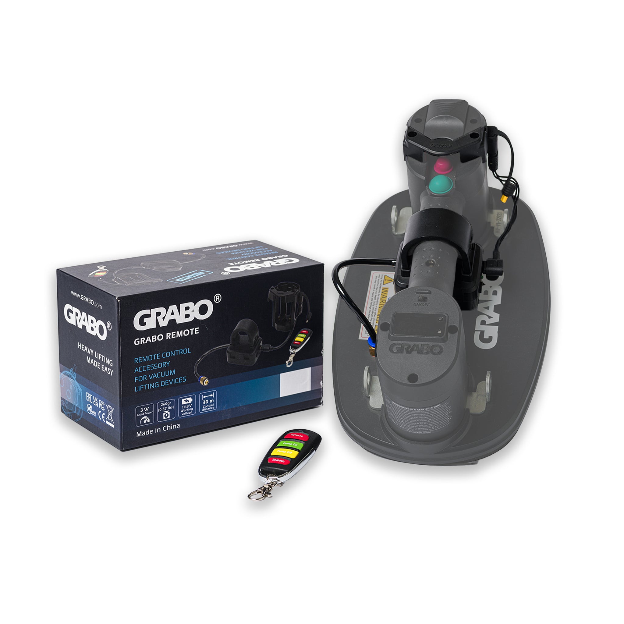 Wireless Remote Control for GRABO & GRABO Pro (30m Range)