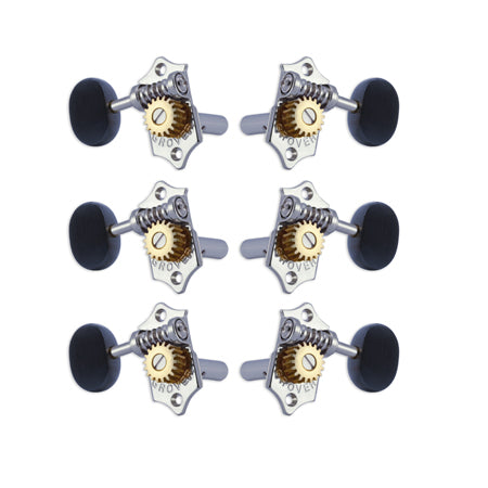 H97-18CA W/Ebony Buttons, Chrome