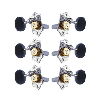 H97-18CA W/Ebony Buttons, Chrome