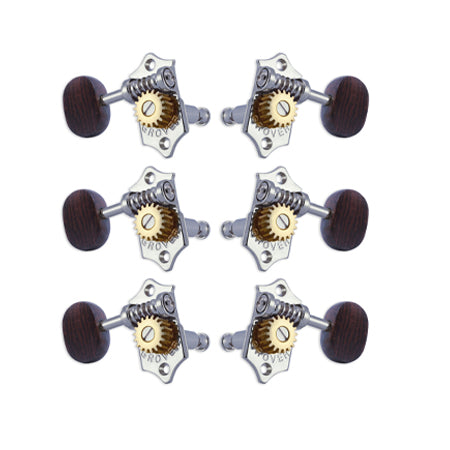 H97-18CA W/Rosewood Buttons, Chrome