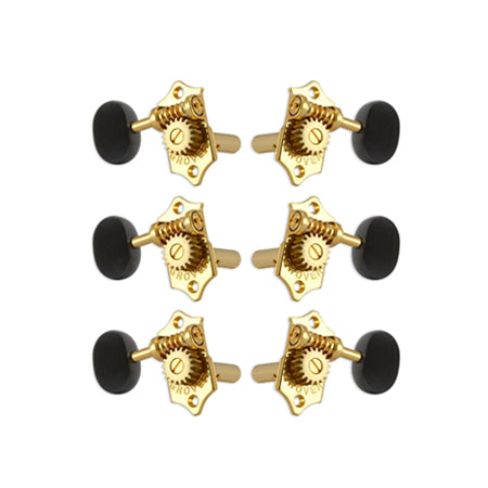 H97-18GA W/Ebony Buttons, Gold
