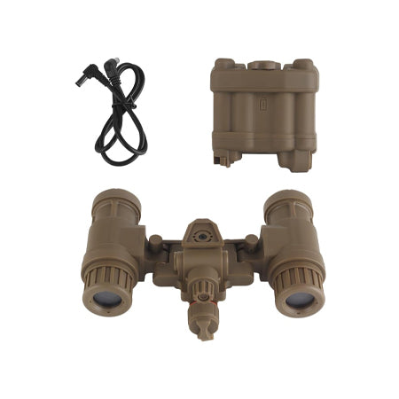 Tactical AN/PVS31 NVG Dummy Model,Helmet No Function Binocular Night Vision Goggle for Cosplay Display
