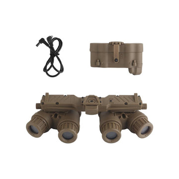 Tactical AN/PVS31 NVG Dummy Model,Helmet No Function Binocular Night Vision Goggle for Cosplay Display