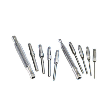 Spring Tools Industrial Interchangeable Hammerless Pin Punch Set, Steel Tips