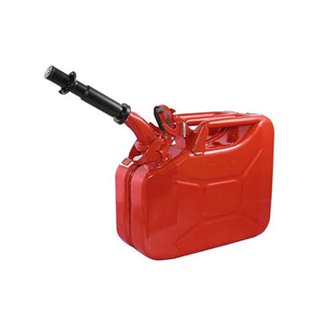 Authentic NATO Jerry Fuel Can and Spout System Red (10 Litre)