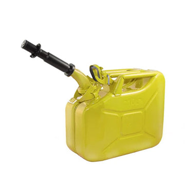 Authentic  Fuel Can and Spout System Yellow (10 Litre)