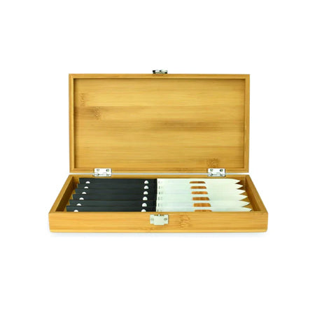 Kai Pro 6 Steak Knives, Bamboo Box G