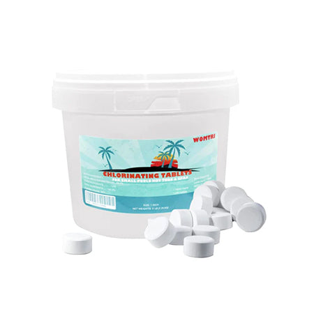 Long-Lasting 1" Chlorinating Tablets for Small Pools and Spas