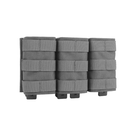 Tactical Triple 5.56 Fast Mug Pouch Molle Open Top Hunting Tactical Nylon Magazine Pouch Airsoft Carrier Pocket (High)