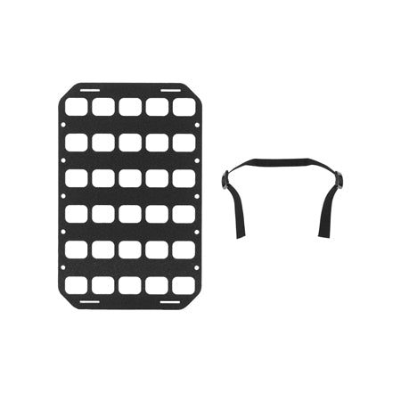 8x12.5inch Tactical MOLLE Organizer Platform for IFAK Pouch Gun Holster, Rigid Molle Panel Portable Insert Backpack Hunting Attachment G GS