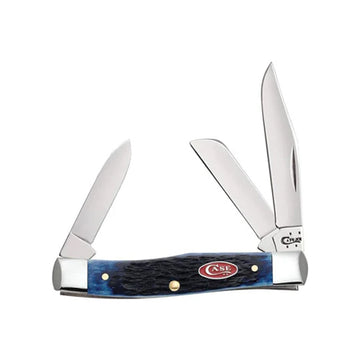 Pocket Knife Navy Blue Jigged Bone Medium Stockman Item