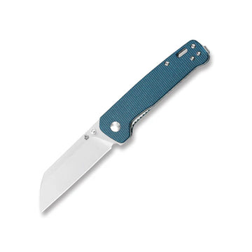 QSP Penguin Pocket Knife - Blue Micarta Handle