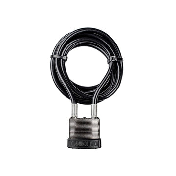 Lock 8-foot Steel Cable Lock - Military Grade, 8 Foot Steel