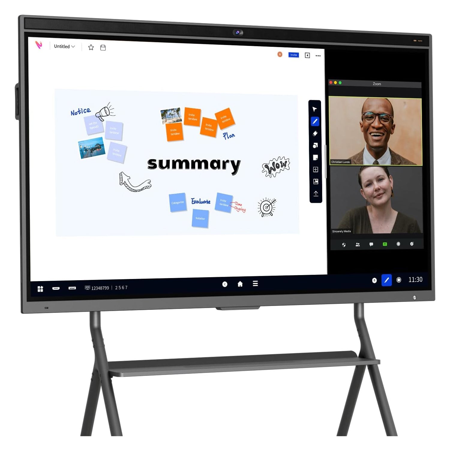 NearHub S75 Smart Whiteboard