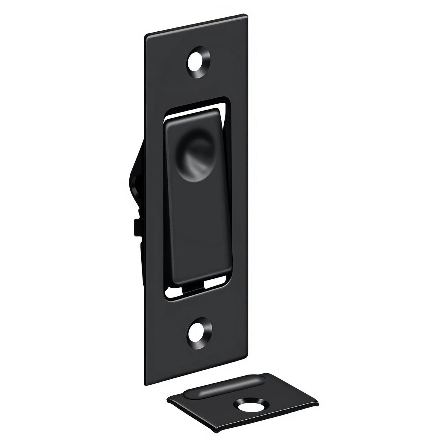 Deltana 3-1/16" Pocket Door Jamb Bolt - Black