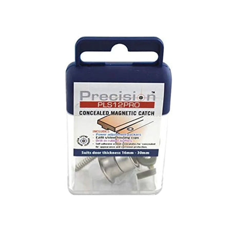 Magnetic Catch with Adjustable Black (16 mm to 30 mm Door)