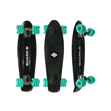 Poly-Black with Turquoise Wheels