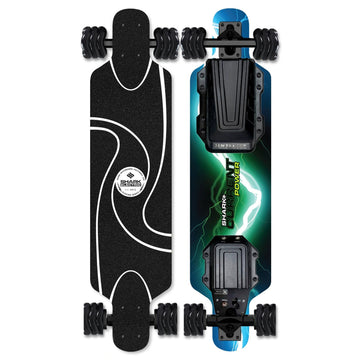 Shark Electric Power Longboard With Black Wheels