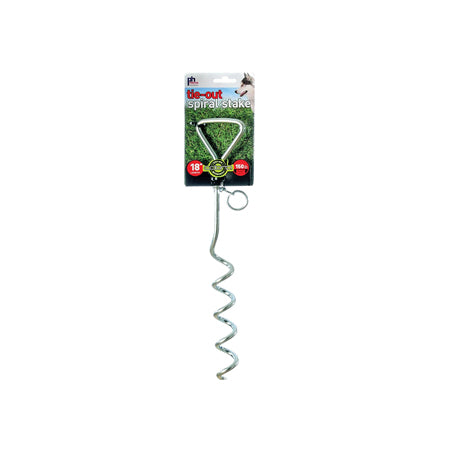 Prevue Pet Products 18 Inch Spiral Tie-Out Stake Heavy Duty