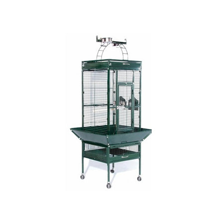 Small Wrought Iron Select Bird Cage - Sage Green