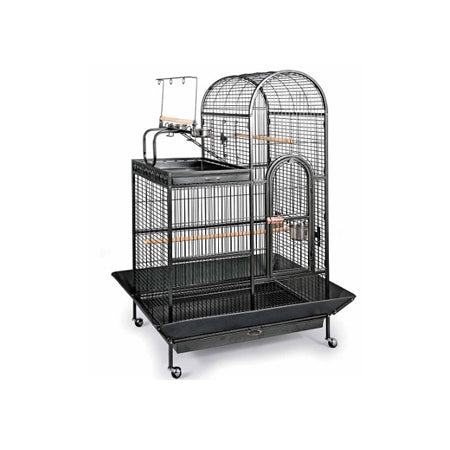 Deluxe Parrot Dometop Cage with Playtop