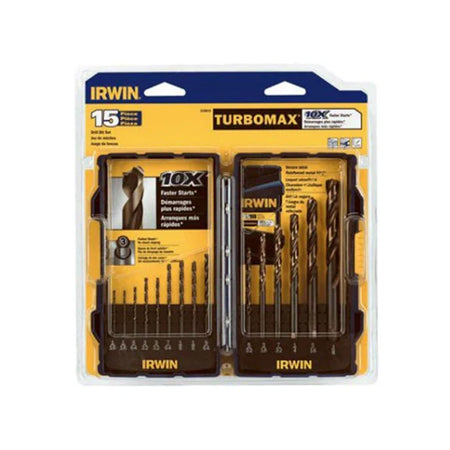 TurboMax Turbo Point Drill Bit Set, 15-Piece