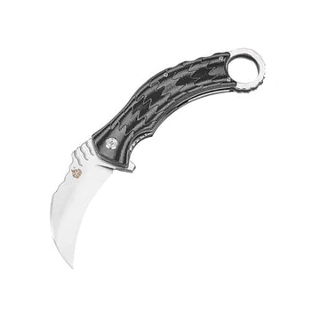 Karambit Folding Knife G10 Handle - Gray
