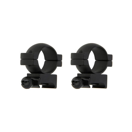 Weaver 47316 Mount Ring Pair, 1" Main-Tube, High, Matte Black