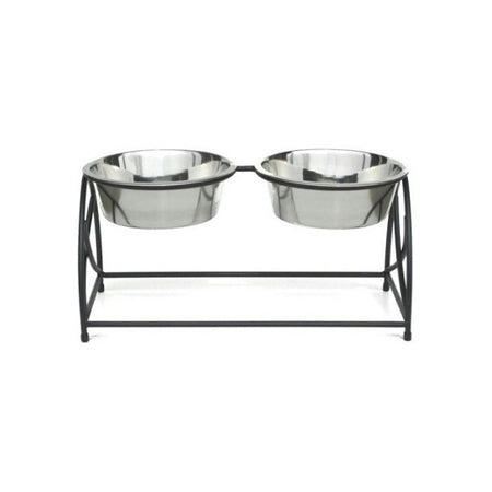 Butterfly Double Elevated Dog Feeder - Small