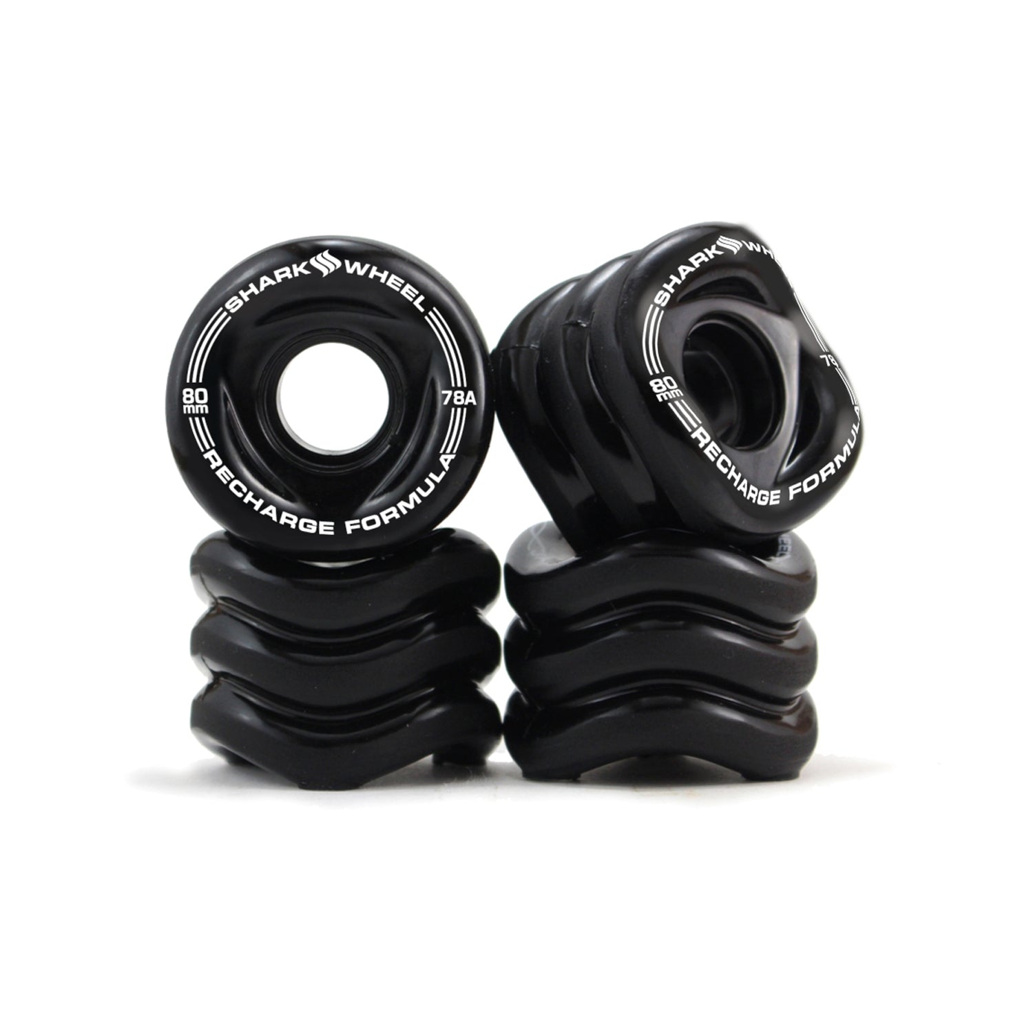 Shark Wheel 80MM, 78A Recharge Black