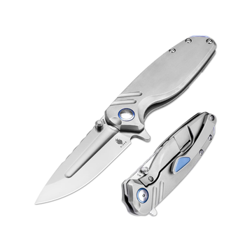 Kizer Ti'an Pocket Knife, Titanium Handle EDC Knife, 2.91 Inches S35VN Steel Blade, Folding Knives, Ki3624A1