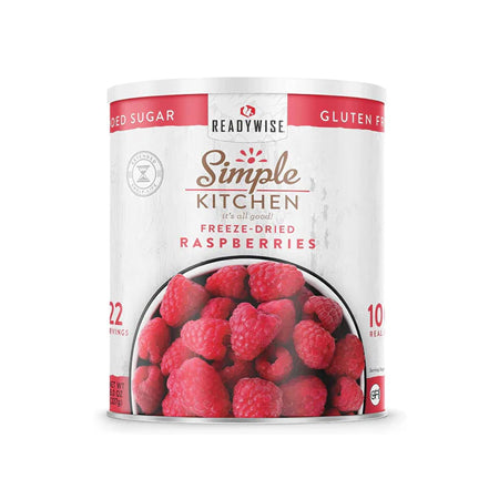 Simple Kitchen Freeze Dried Raspberries, 22 Servings, RWSKCN03-003