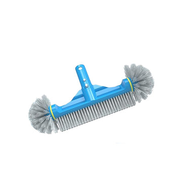 Round End Pool Brush Head Cleaning Pool Wall & Tiles & Steps Durable Nylon Bristles