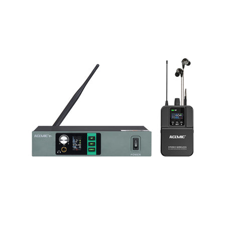 S1 Professsional stereo wireless in ear monitor system for stage (single channel)