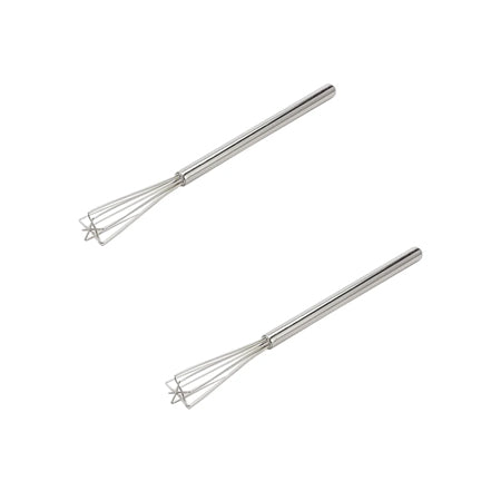 SBW10 Stainless Steel Bar Whisk, Square, 10 1/2-Inches (Тwo Рack)