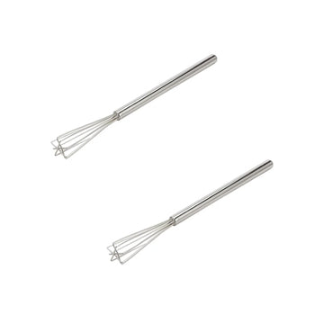 SBW10 Stainless Steel Bar Whisk, Square, 10 1/2-Inches (Тwo Рack)