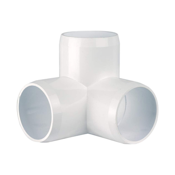 2 Pieces, 3-Way PVC Elbow Fittings For 1-1/2
