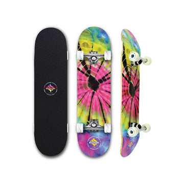 Tie Dye Street Skateboard Complete