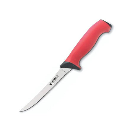 Traction Grip Curved Boning Knife With Santoprene Non-Slip Handle