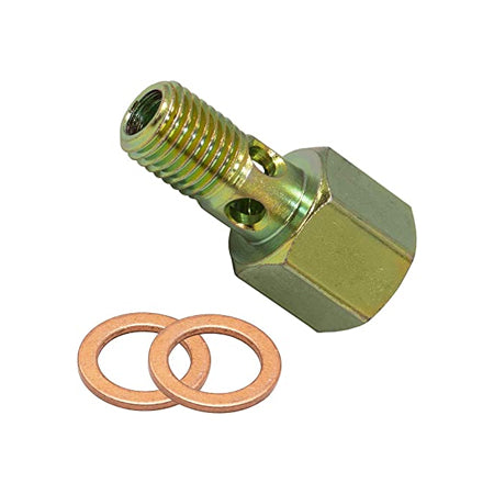 Fuel Pressure Banjo Bolt Sensor Thread Adapter Compatible