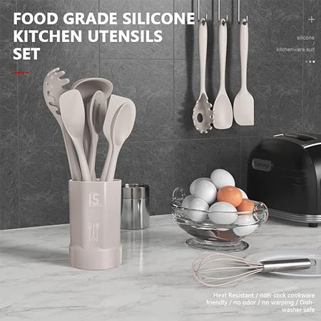 Silicone Cooking Utensils Set - Thumbnail 5