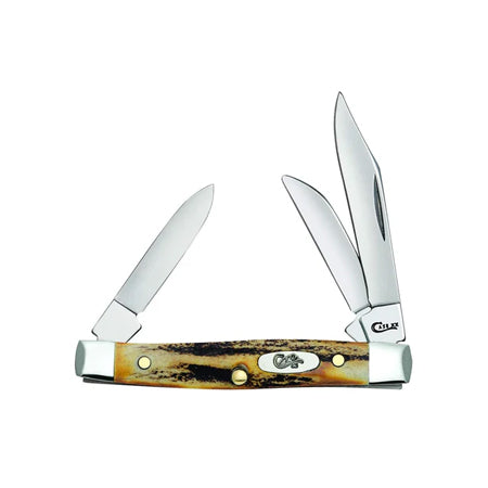 Pocket Knife Indian Sambar Stag Small Stockman,00178