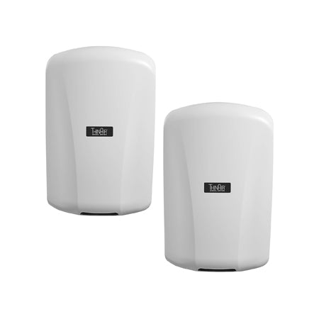 ThinAir ADA-Compliant Commercial Hand Dryer, Surface Mount, White Antimicrobial ABS Cover, 950 Watts 110/120V