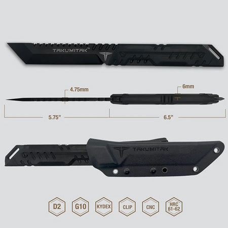 TAKUMITAK Survival Knife - Thumbnail 4