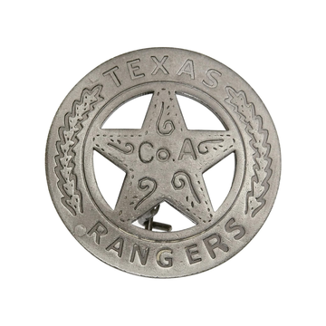 Old West Era Texas Ranger Replica Badge