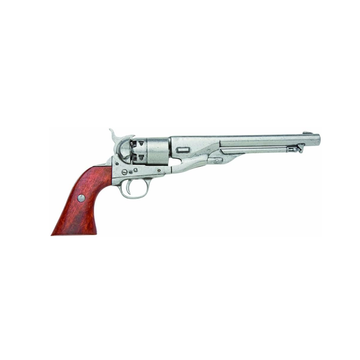 FD1007G Denix M1860 Army Issue Revolver, Grey - Non-Firing Replica