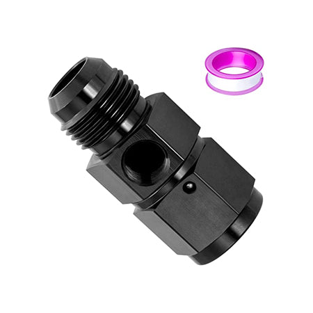 1/8 NPT Gauge Port Fuel Pressure Take Off Fitting Adapter Aluminum