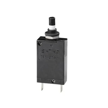 Circuit Breaker; Therm; Push; Cur-Rtg 10A; Panel; 1 Pole; Vol-Rtg 250/28VAC/VDC